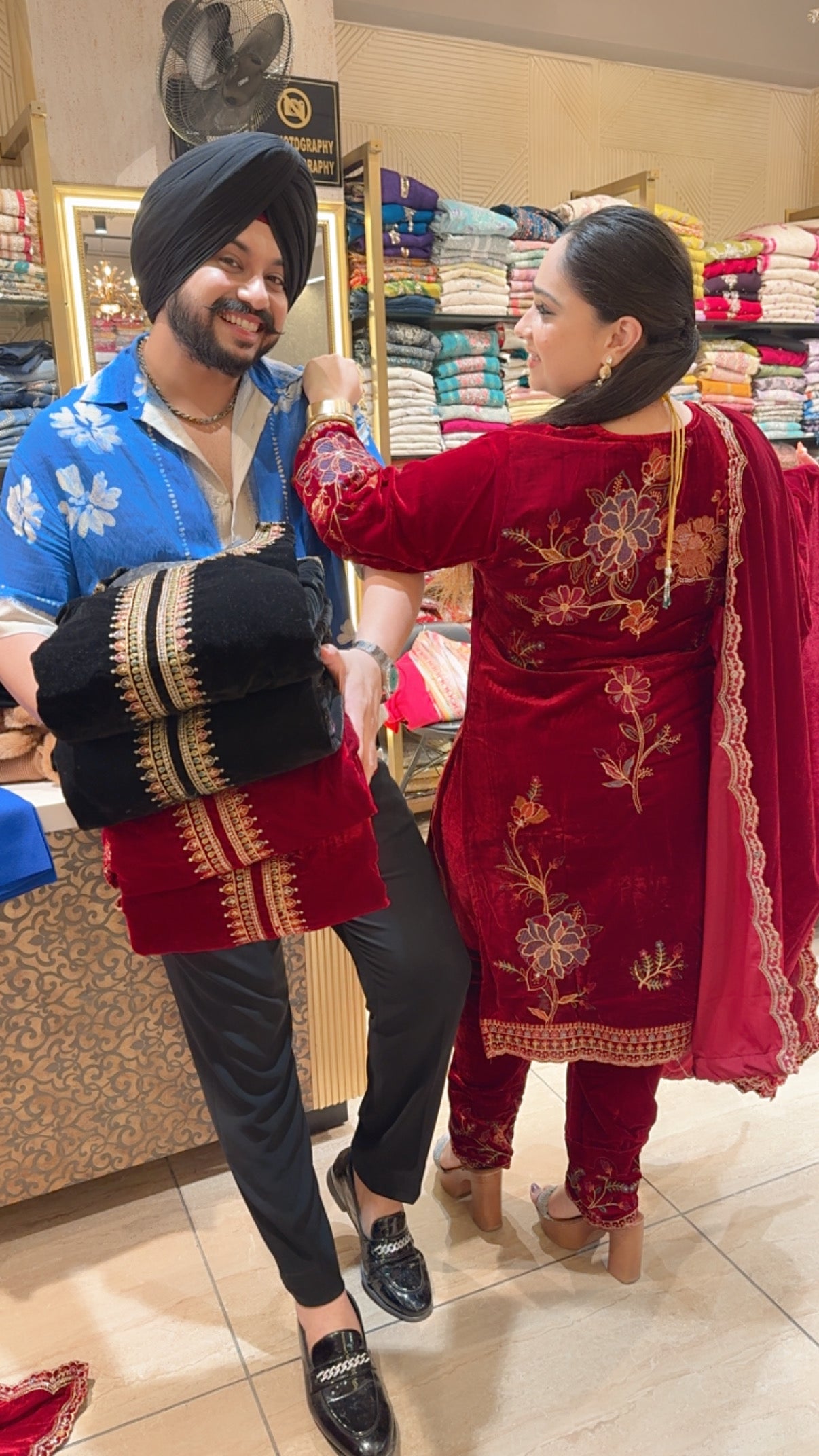 Reddish Maroon Velvet Party Wear Straight Suit with Heavy Embroidery Work on Back