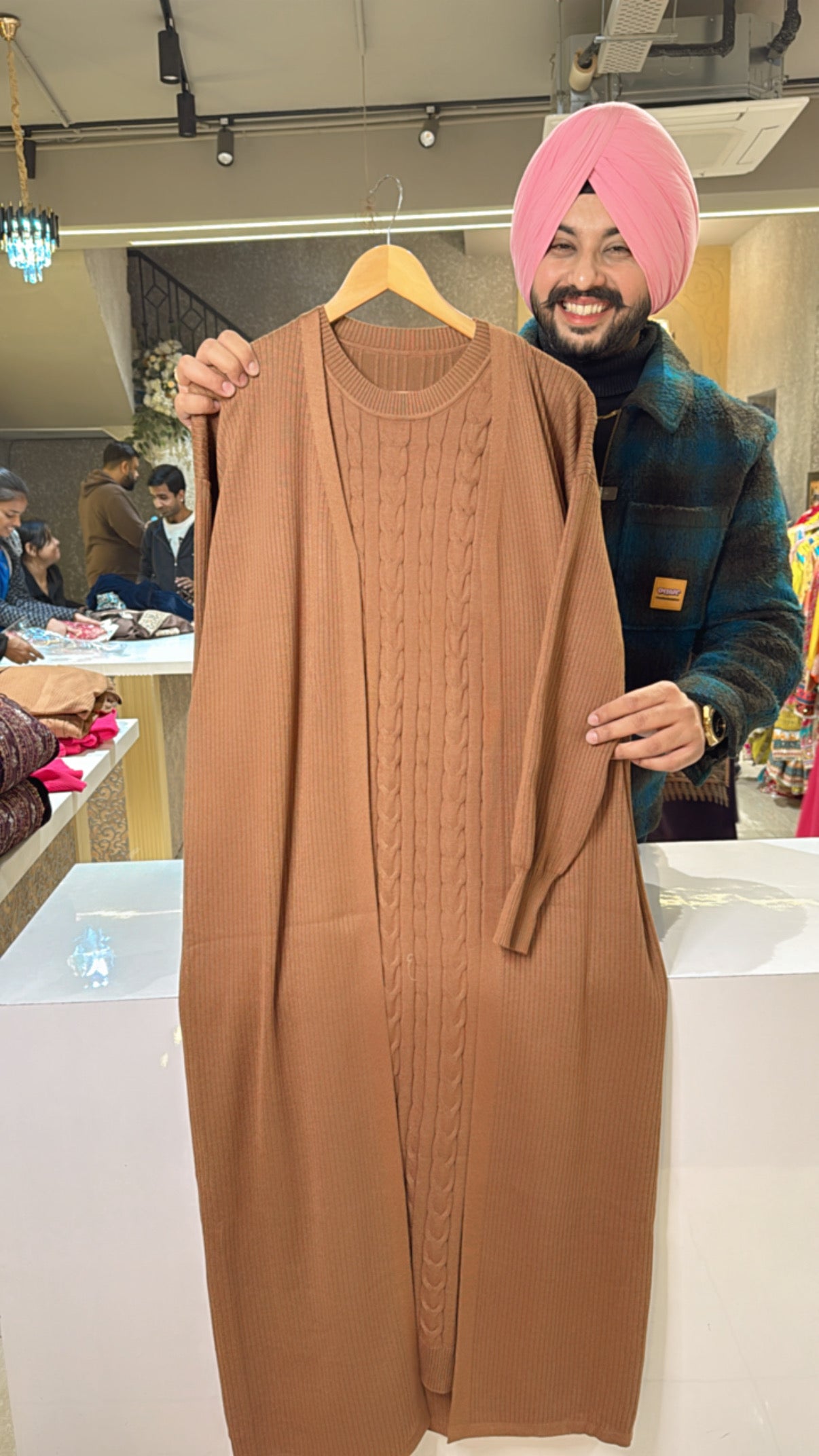 Long Shrug Clothing Festival Shrug -Black Freez Clothing