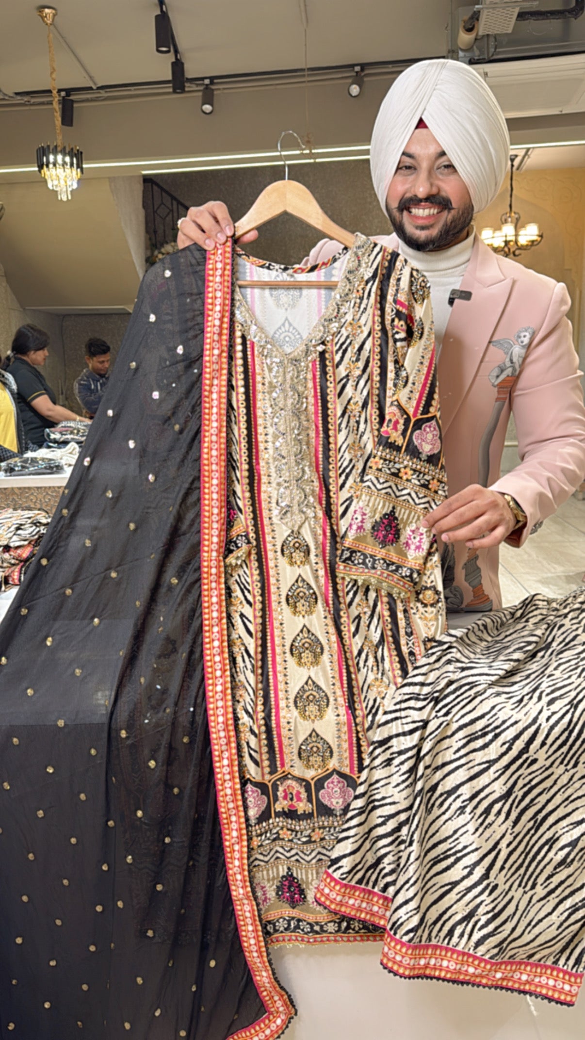 Plazo Velvet Heavy Suits Ora Esta Designs Silk Velvet Suits