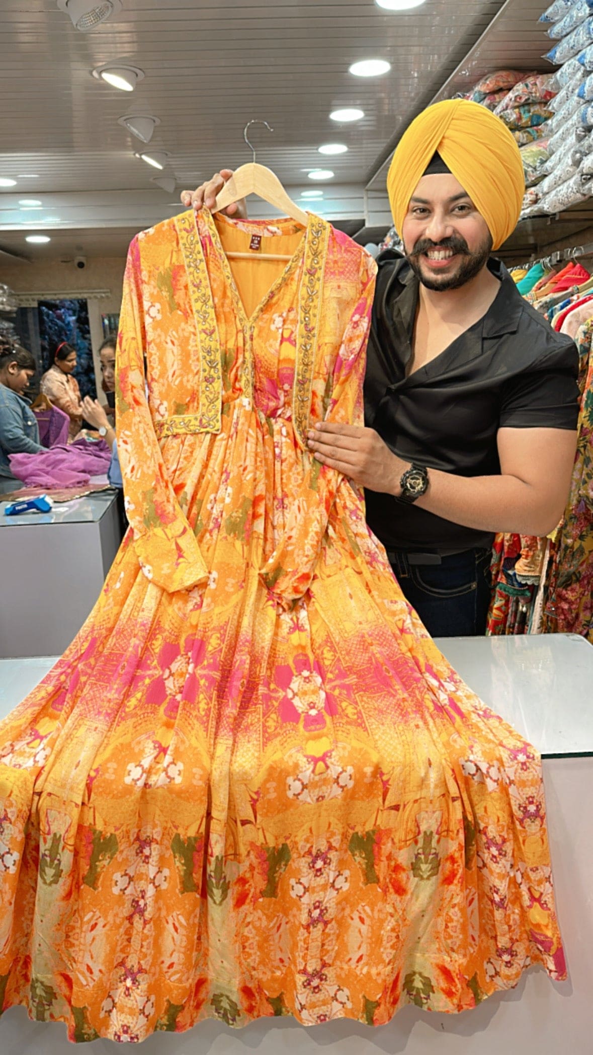 Elegant Punjabi Designer Frock Suit in Canada