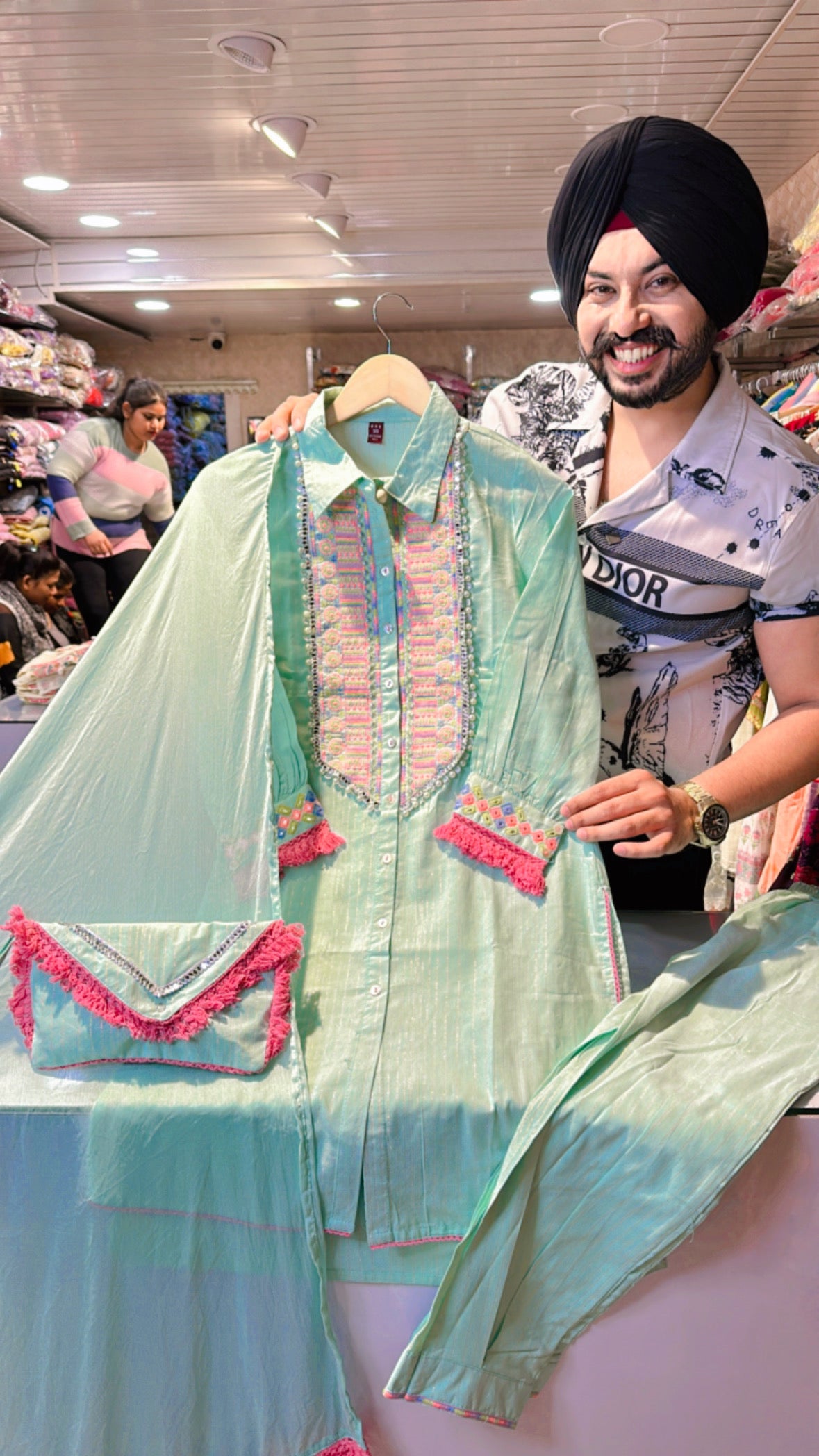 Buy Green Jacket Tussar Silk Indo Western Churidar Set For Men by Nivedita  Saboo Online at Aza Fashions.
